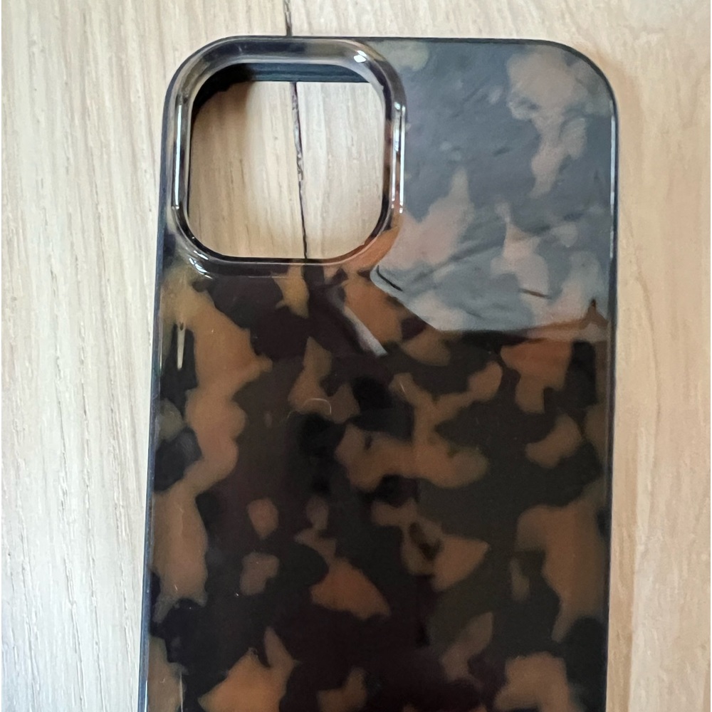 Brand new iPhone 6, leopard print cell phone case.